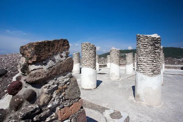 Starożytne ruiny tula de Allende — Zdjęcie stockowe