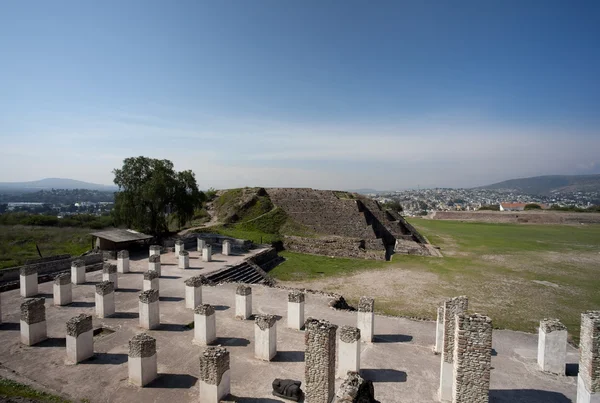 Ancient ruins of Tula de Allende — Stock Photo, Image