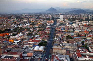 Mexico city havadan görünümü
