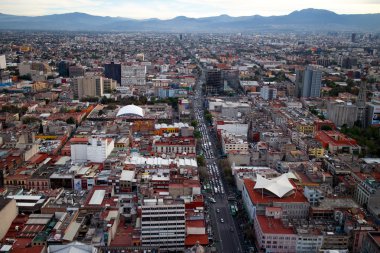 Mexico city havadan görünümü