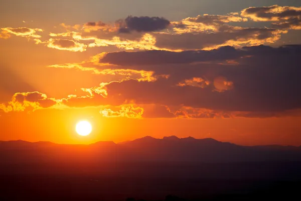 Pôr do sol em San Miguel de Allende — Fotografia de Stock