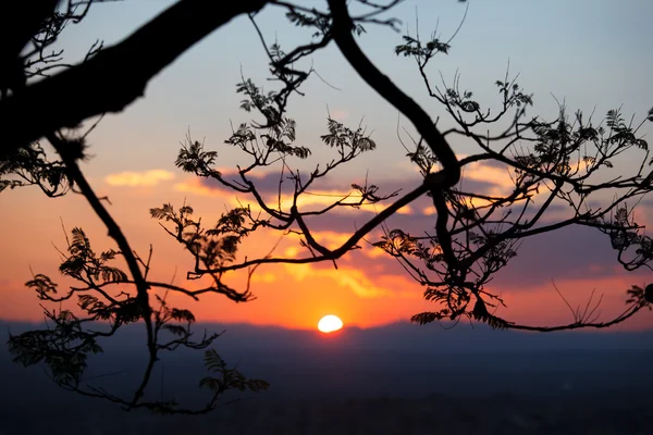 Pôr do sol em San Miguel de Allende — Fotografia de Stock