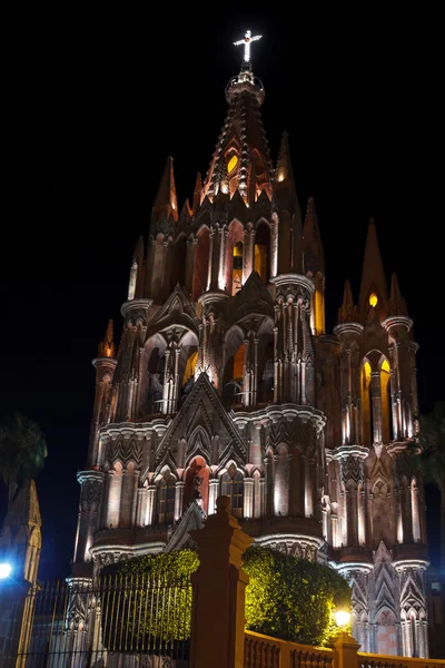 Сан Мігель де Альєнде церкви — стокове фото