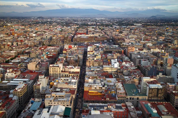 Mexico city havadan görünümü