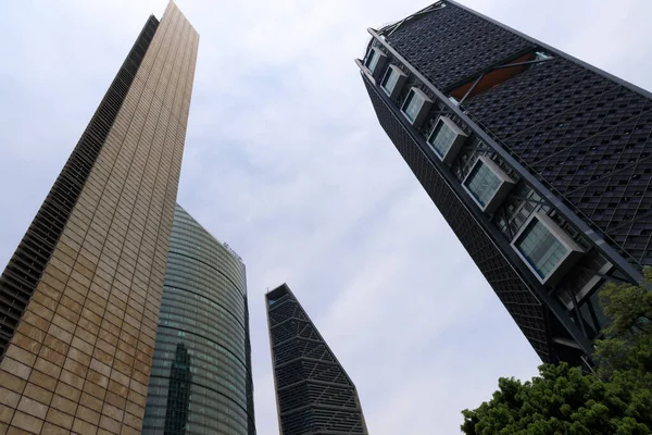 Skyscrapers Mexico City Paseo Reforma Avenue — Stock Photo, Image