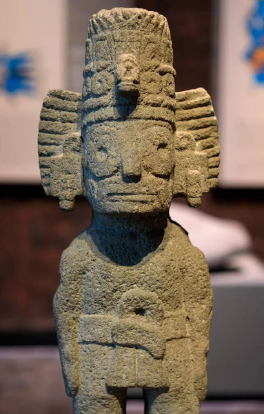 2022年8月72日 墨西哥城 国家人类学博物馆收藏了来自墨西哥前哥伦比亚传统的大量考古和人类学文物 — 图库照片