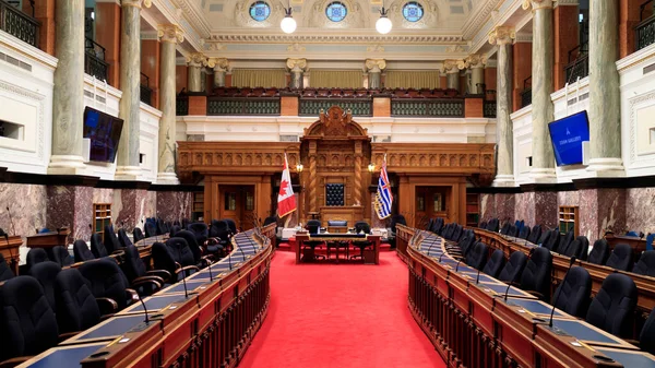 Victoria Kanada 2022 Britský Kolumbijský Parlament Domovem Zákonodárného Shromáždění Britské — Stock fotografie