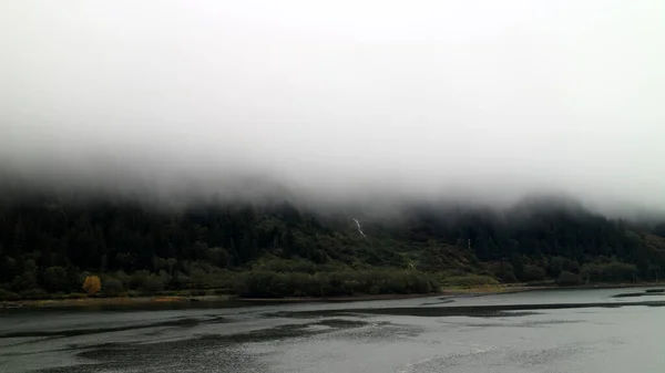 Vacker Dimmig Utsikt Över Juneau Alaska — Stockfoto