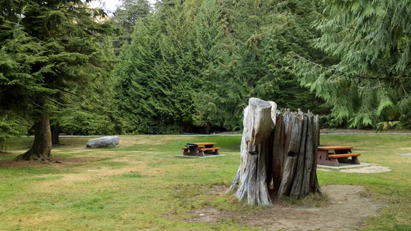 Parque Entrada Para Brandywine Falls Imagens De Bancos De Imagens