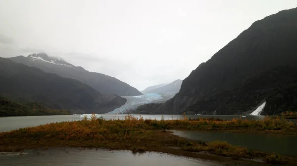 Mendenhall Glacier Surroundings Juneau Alaska Royalty Free Stock Photos