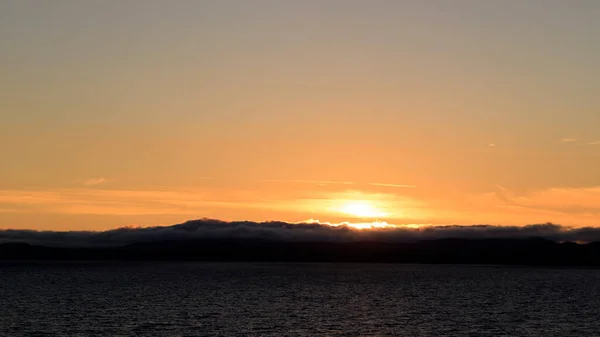 Sunset Sea Vancouver Canada — Stock Photo, Image