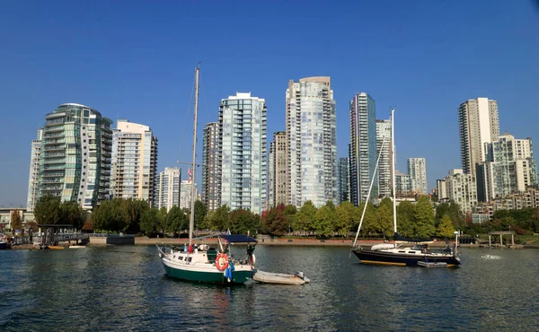 Der Schöne Blick Auf Die Stadt Vancouver Kanada — Stockfoto