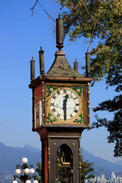 World Only Steam Operated Clock Steam Whistles Half Hour Hour Stock Image