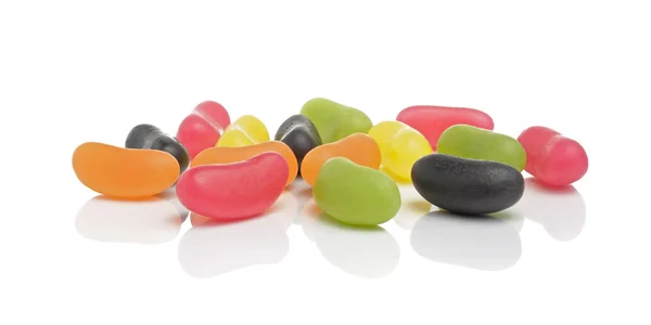 Jelly Beans Isolated on White Background — Stock Photo, Image