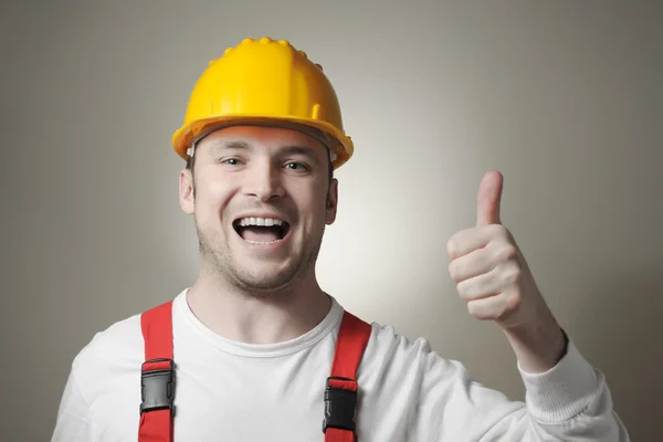 Happy young worker — Stock Photo, Image