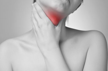 Throat pain clipart