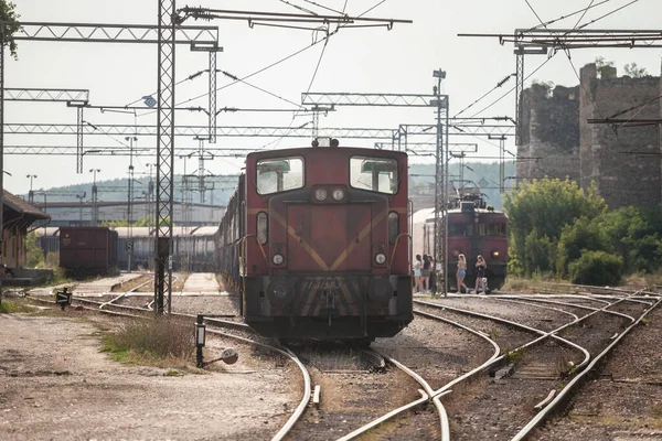 Smederevo Serbia Temmuz 2021 Smederevo Tren Istasyonundaki Srbija Kargo Sırp — Stok fotoğraf
