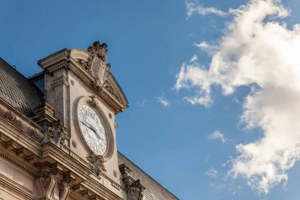 Selective blur on an old train station clock on Bordeaux Saint Jean Train station. Bordeaux St Jean is the main railway station of Aquitaine and Gironde.