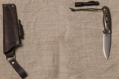 kılıf bıçağı ve taktik çakmak 