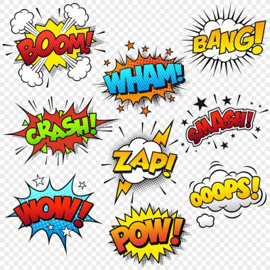 Comic Sound Effects clipart