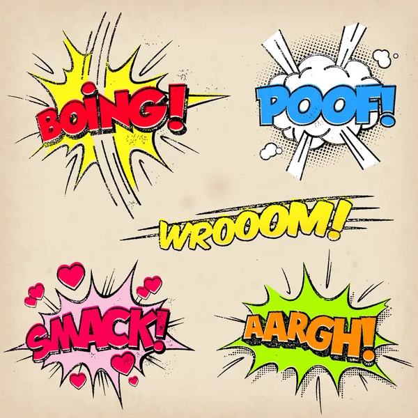 Comic Sound Effects set2 Stock Vector Image by ©Fourleaflovers 40368767