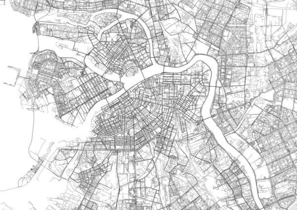План Города Санкт Петербург Россия — стоковый вектор