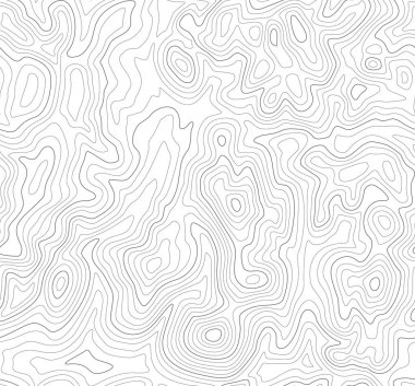 Topografik harita Seamless modeli. Vektör arka plan