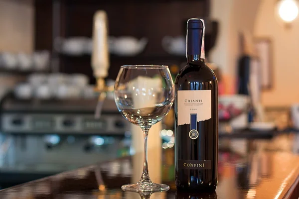 şarap in chianti confini çubuğundaki Sayaç