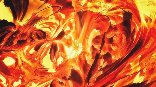 Абстрактное Изображение Энергии Взрыва Извержения Вулкана Рендеринг — стоковое фото