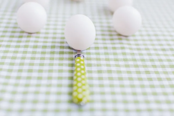 Яйца крупного плана — стоковое фото