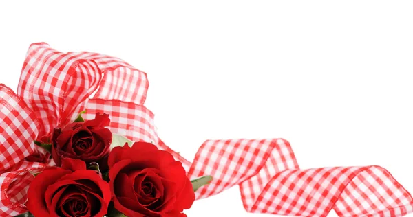 Ramo con rosas rojas — Foto de Stock