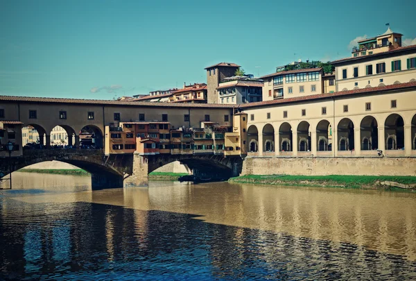 Podul Ponte Vecchio — Fotografie, imagine de stoc