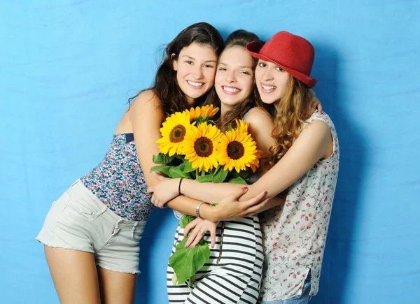 Meninas alegres — Fotografia de Stock