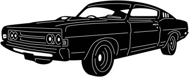 Araba - detaylı siluet