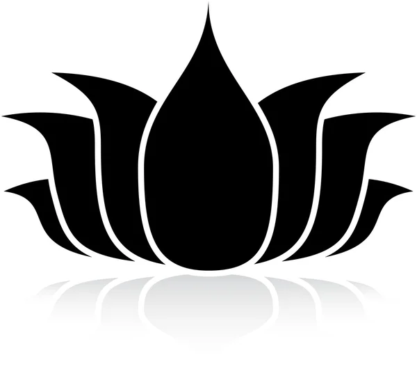 Lotus flower — Stock Vector