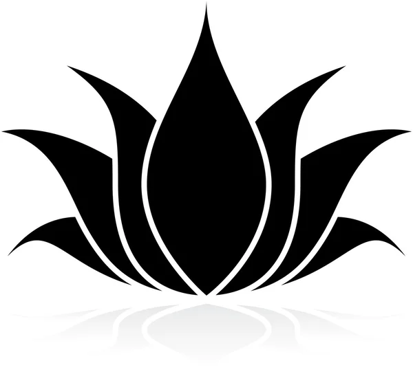 Lotus fleur — Image vectorielle