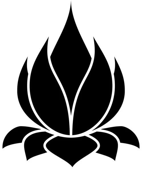 Lotus fleur — Image vectorielle