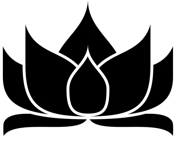 Lotus çiçeği. — Stok Vektör