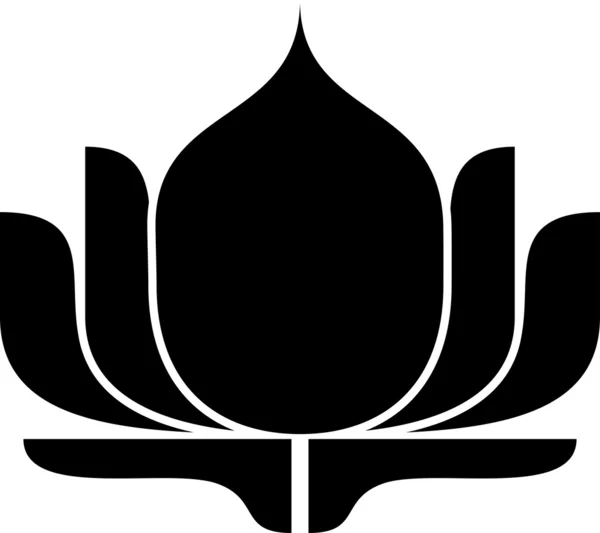 Lotusbloem — Stockvector