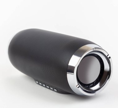 siyah modern müzik boombox taşınabilir bluetooth sözcü