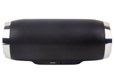 siyah modern müzik boombox taşınabilir bluetooth sözcü