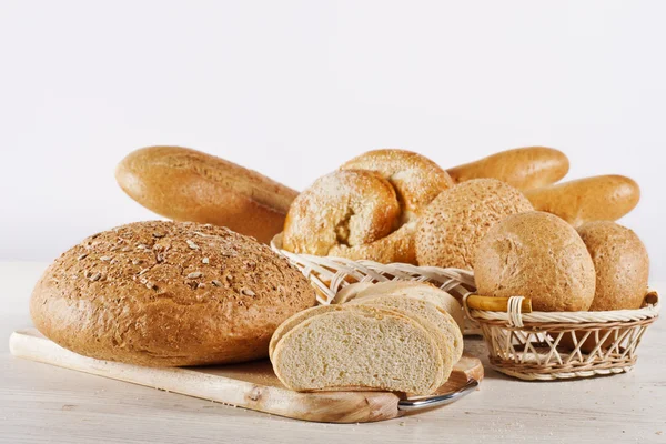 Pişmiş ekmek, çeşitli — Stok fotoğraf