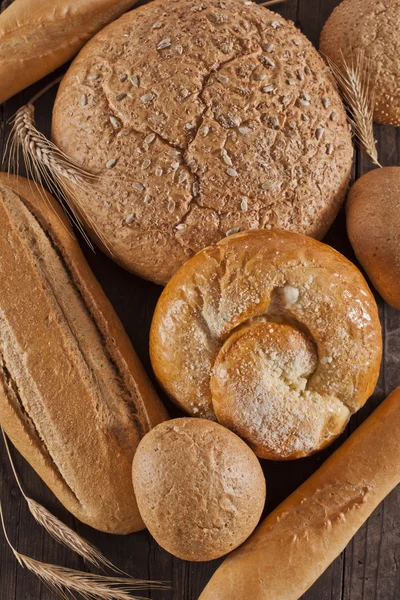 Pişmiş ekmek, çeşitli — Stok fotoğraf