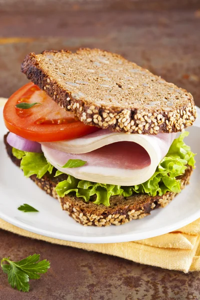 Healthy sandwich — Stock Photo, Image