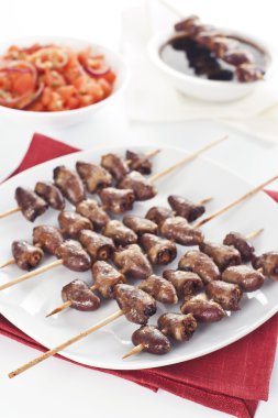ızgara tavuk Kalpler