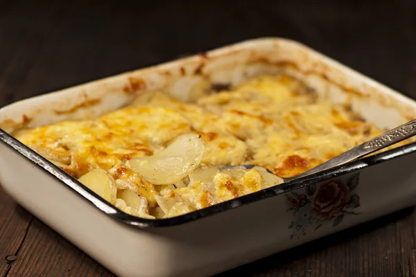 Gratinado de batata — Fotografia de Stock