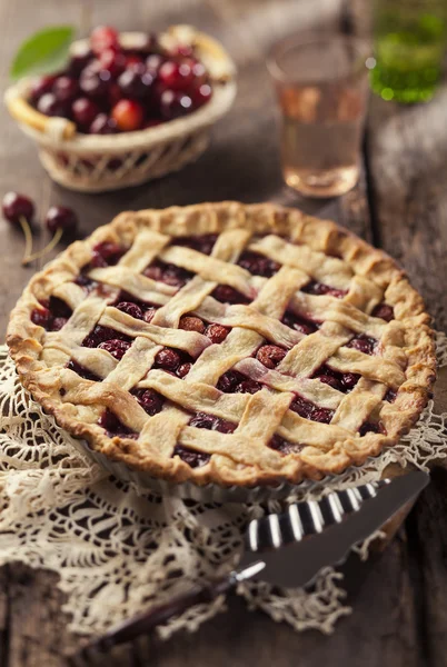 Tarta de cereza —  Fotos de Stock