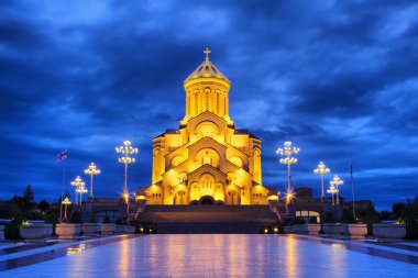 Holy Trinity Cathedral in Tbilisi clipart