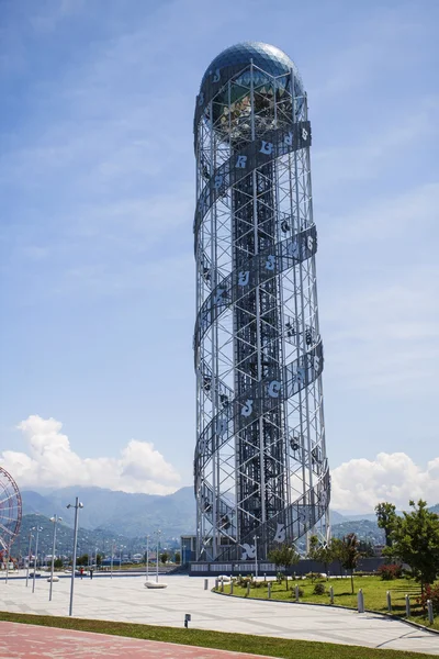 Alphabet Tower in Batumi, Georgia — Stock Photo, Image