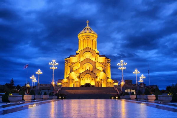 Catedral da Santíssima Trindade em Tbilisi Imagens Royalty-Free
